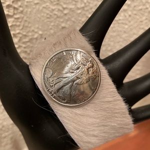 Lady Liberty Concho CalfHair Adjustable Cuff